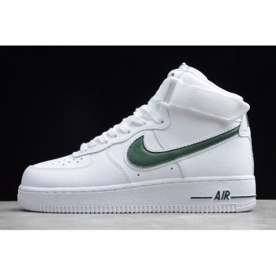 Nike Air Force 1 High '07 3 Beyaz / Yeşil Kaykay Ayakkabı Türkiye - O0C4A6YM